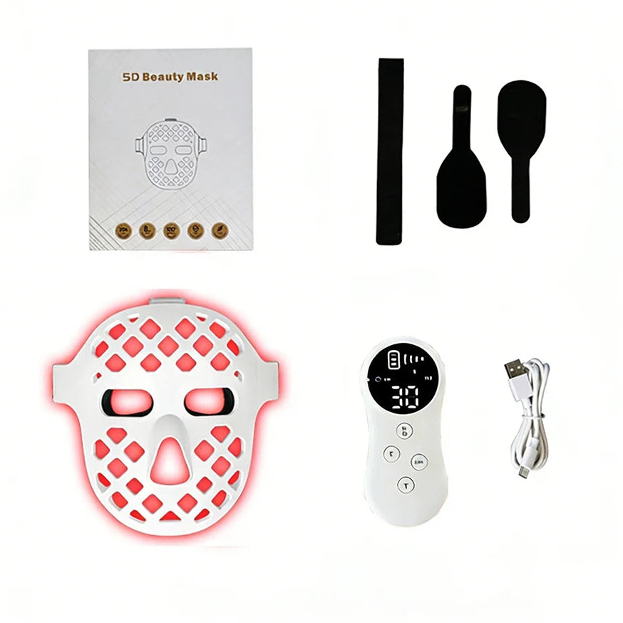 Masque LED Visage Pro 51 LED — Anti-Âge, Anti-Acné & Éclat | Madomotech™