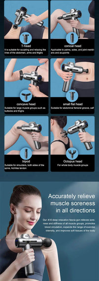 Massage percussion - usage jambes sport